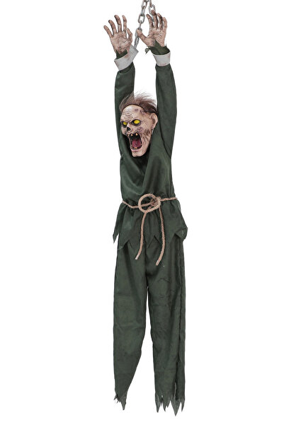 Astaş Halloween duvar süsü asılı zombi hareketli sesli ve ışıklı