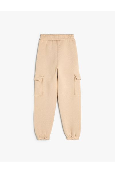 Koton Basic Cargo Jogger tepláky s kapsami a elastickým pasem
