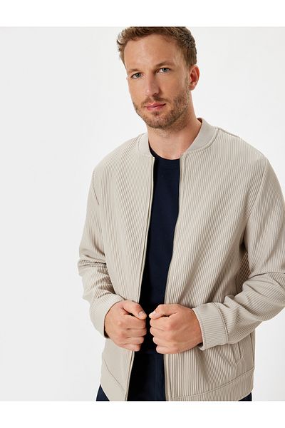 Koton Μπουφάν Bomber με ριμπ φερμουάρ