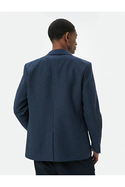 Koton Blézerkabát Slim Fit fedett dupla zsebes részletes gombokkal