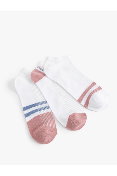 Koton Set de șosete sport cu detaliu în dungi