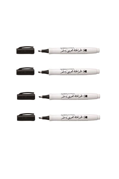 artline ARTLINE Supreme Calligraphy Pen 3.0 - Arabic Calligraphy Pen, 3.0mm Black, 4 Pieces