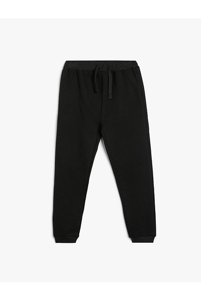 Koton Basic Sweatpants with Tie-Up Waist and Pockets