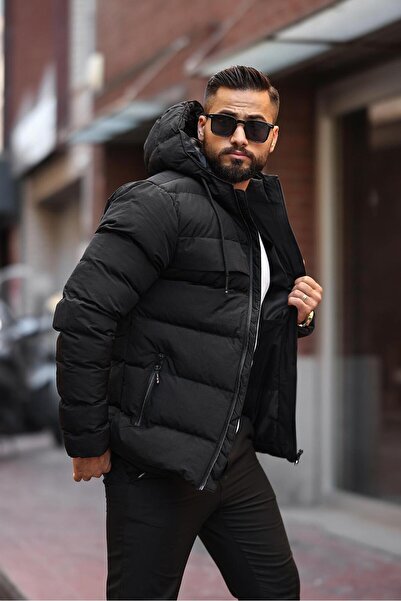 DOXGER Водо- и ветроустойчиво мъжко зимно бухнало палто