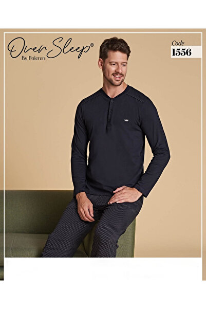 Over Sleep by Poleren Costum de pijama cu mânecă lungă pentru bărbați POLEREN...