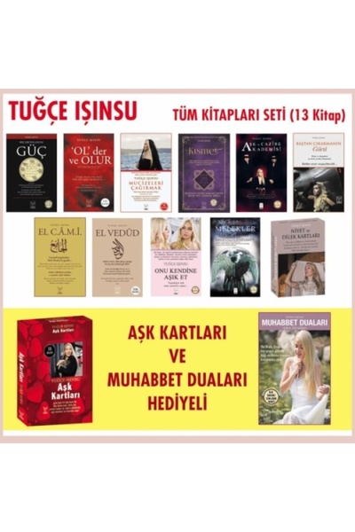 Feniks Yayınları Tuğçe Işınsu Son Kitapları Seti (- NİYET VE DİLEK KARTLARI H...