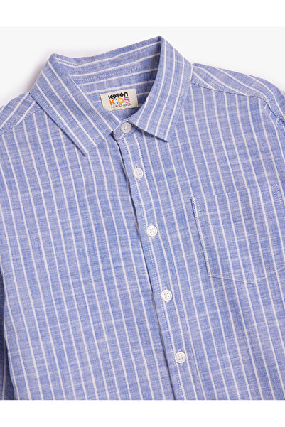 Koton Gömlek Uzun Kollu Düğmeli Pamuklu