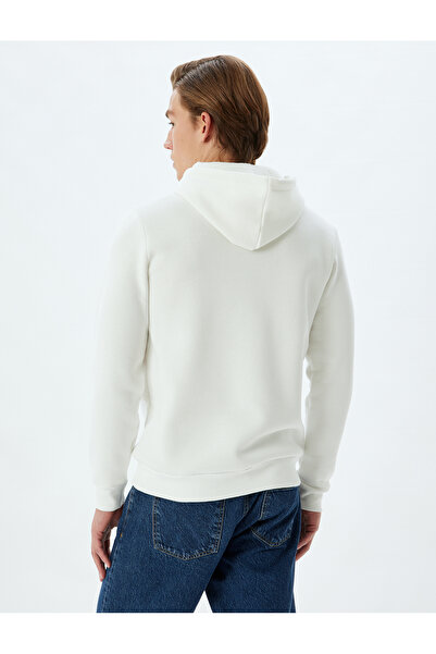 Koton Φούτερ με κουκούλα από βαμβακερό ύψος