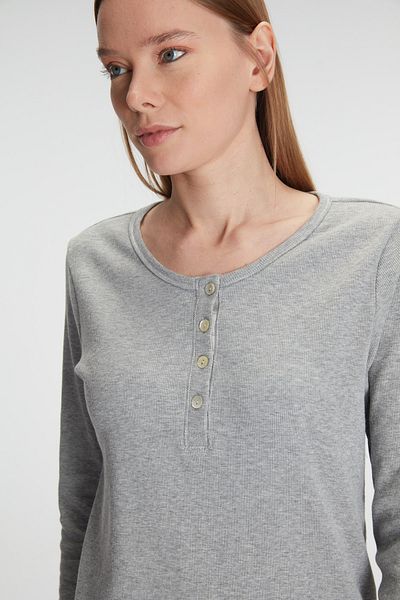 Anıl 11254 Women's Cotton Long Sleeve Pajama Set