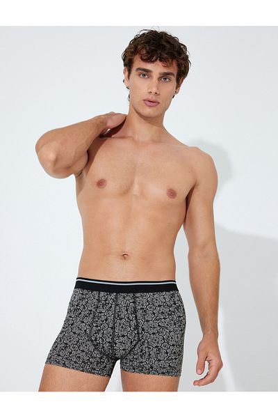 Koton Σετ Boxer 3 τεμαχίων Cotton Slim Fit - Abstract Printed