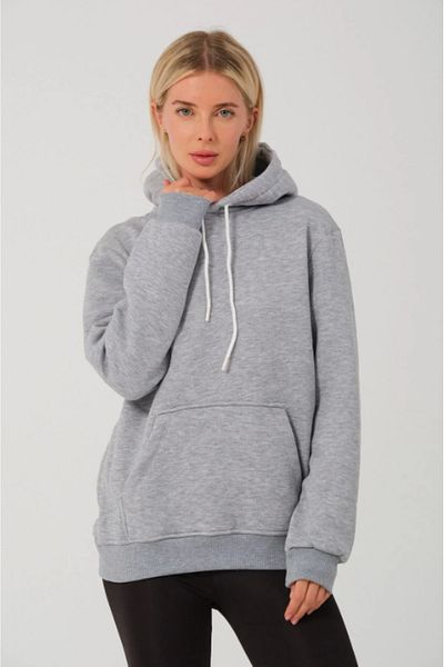 Art's Grey Hooded Kangaroo Pocket Sweatshirt