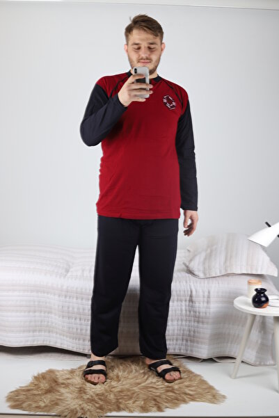 Rimoli 100% Cotton Single Jersey Men's Plus Size Pajama Set 915