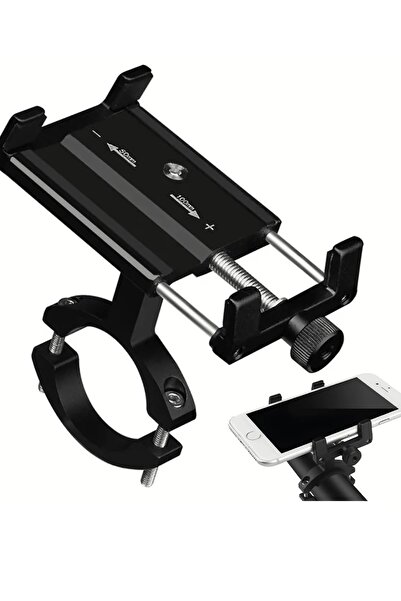 usin Cnc Metal Motosiklet Mobilet Motor Bisiklet Scooter Gidon Uyumlu Cep Telefonu Tutacağı Tutucu Standı
