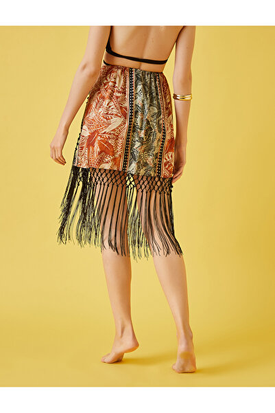 Koton Bojt részletes hasított mintás szoknya