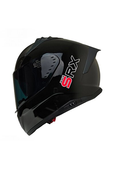 MTS M-201-SNAKE PARLAK SİYAH GÜNEŞ VİZÖRLÜ KASK