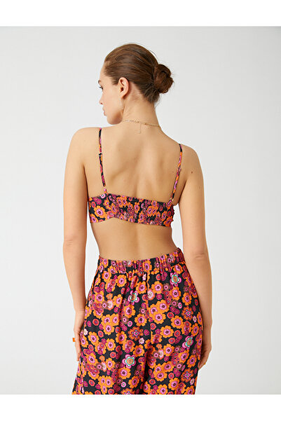 Koton Floral Bustier with Straps