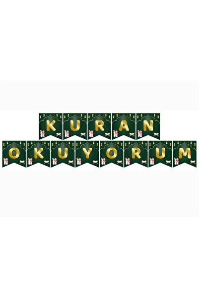 asöy Set de banner pentru citirea Coranului. Set de învățare a Coranului