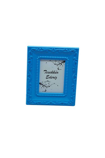 ZERO LAND - 25Pcs Rectangle Mini Photo Frame Blue Zngzr