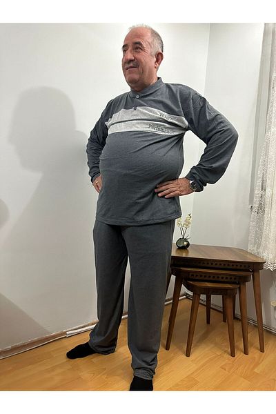 ŞİPKA 100% ΒΑΜΒΑΚΙ ΥΠΕΡΕΜ ΑΝΔΡΙΚΗ ΣΕΤ ΠΙΤΖΑΜΑ ΜΕΓΑΛΟΥ ΜΕΓΕΘΟΥΣ 835