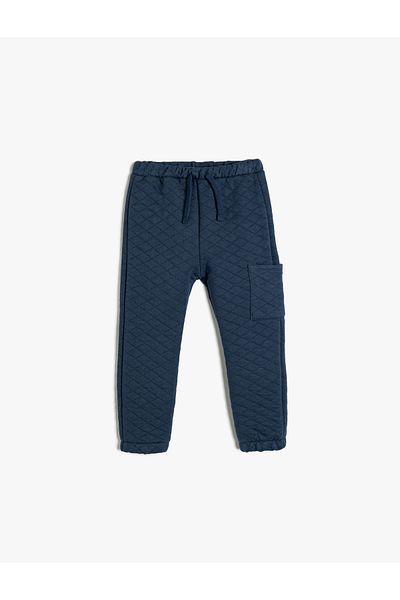 Koton Quilted Jogger Sweatpants - Basic Model with Pockets