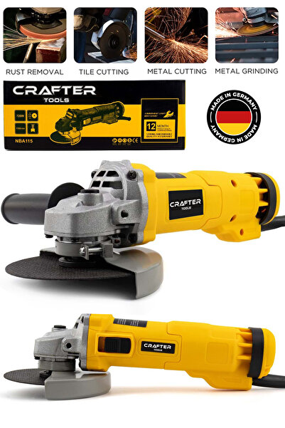 CRAFTERTOOLS 980W Bakır Sargılı 125 Mm Spiral Avuç Içi Kesme Ve Ahşap Metal K...