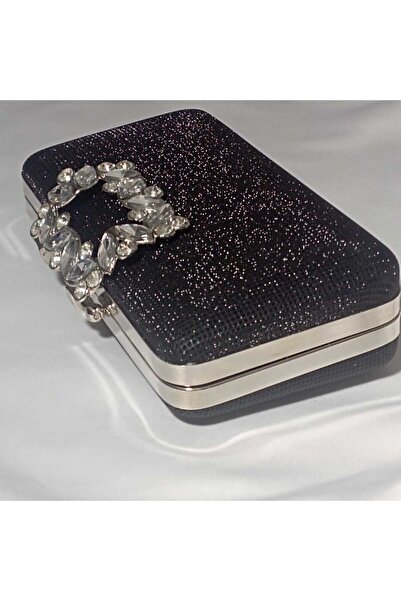 Şarra Gossi Black Evening Bag - for Night, Graduation and Engagement