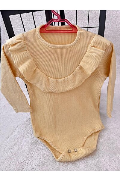 BAHNUR بدلة ريبانا زيبين للأطفال باللون الأصفر