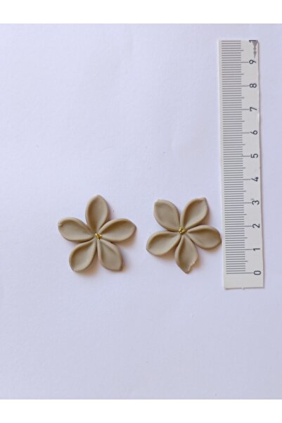 CREATİVESHOP Flower Earrings, Handmade Earrings, Design Earrings, Polymer Clay Earrings