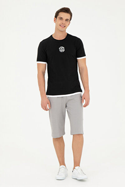 U.S. Polo Assn. Erkek Koyu Gri Örme Şort 50279619-VR080