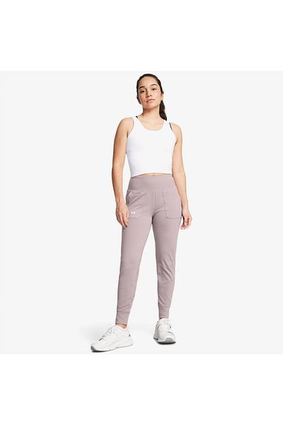 Under Armour بنطال رياضي نسائي باللون الرمادي