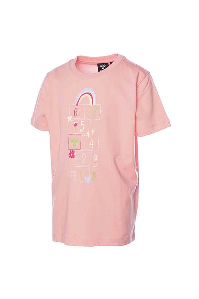 hummel Hmlmolly SS - Παιδικό ροζ μπλουζάκι 911990 -9824