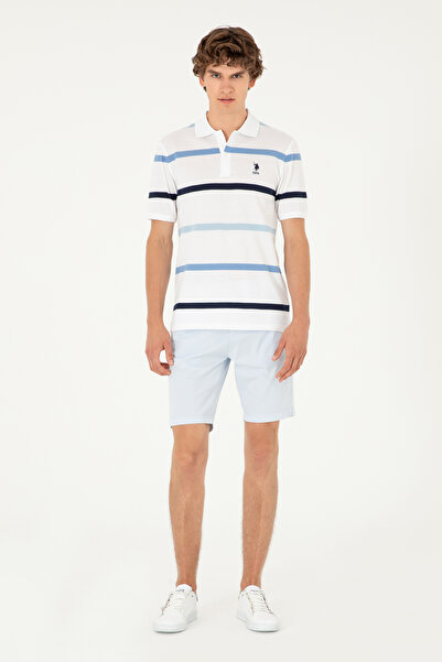 U.S. Polo Assn. Erkek Açık Mavi Dokuma Şort 50283948-VR003