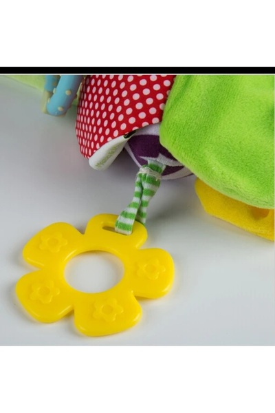 Love Love Rengarenk sevimli , yumuşacık arı peluş, çıngıraklı