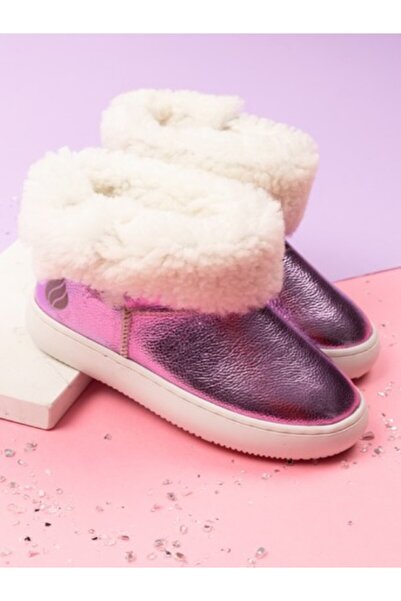 Clever Bebek & Çocuk Bot Ayakkabı Hakiki Deri Kürk