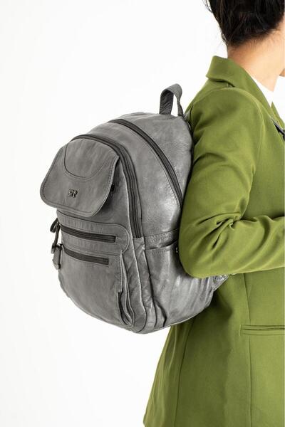 Baginn Y.S. Koža Žene srednje veličine Ranac Vegan Koža Torba Veličina 30*25 ...