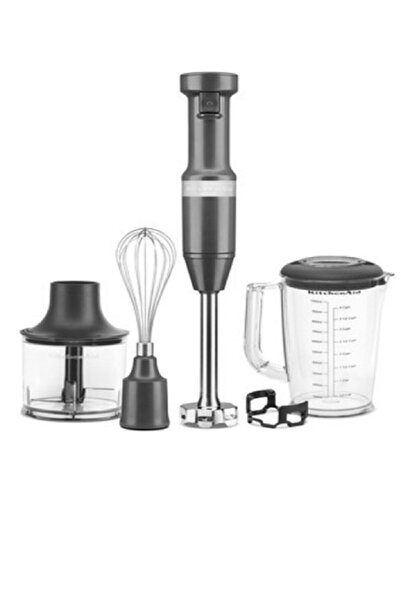 Kitchenaid Aksesuarlı El Blenderi 5KHBV83EDG - Charcoal Grey