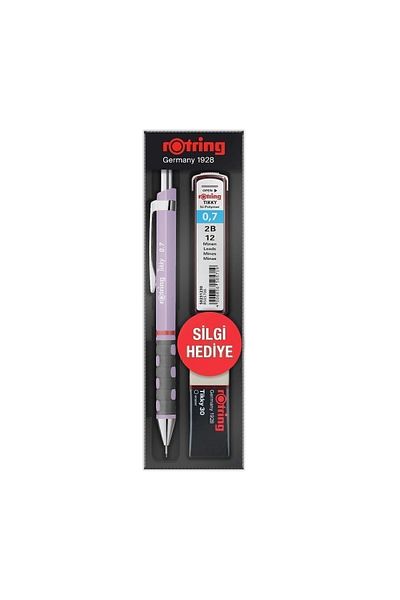 Rotring Tikky 0.7mm Lilac 3-piece School Set