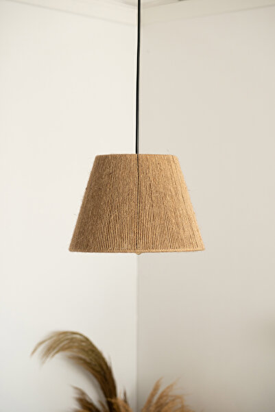 Mini Club Bohem Avize Rustik Rattan Avize Hasır Avize Jüt Avize El İşçiliği D...