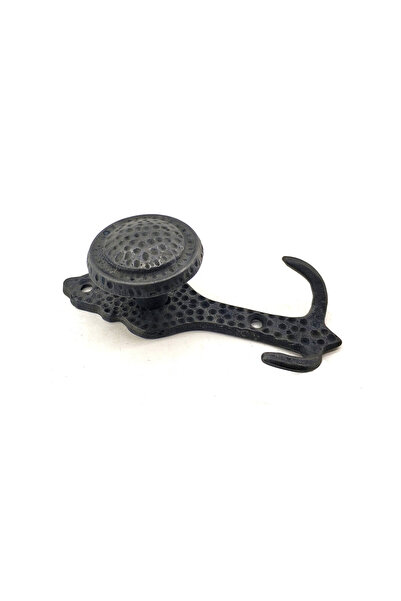 Skygo Antique Style Decorative Brass Coat Hanger - 115X51 Mm, Oxide