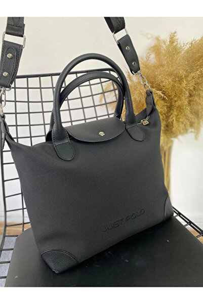 Just Polo Kadın Yeni Sezon Nakışlı Büyük Boy El Ve Omuz Çantası 236035MH