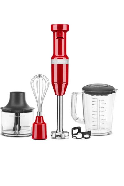 Kitchenaid Hand Blender with Accessories 5Khbv83Eer - Empire Red