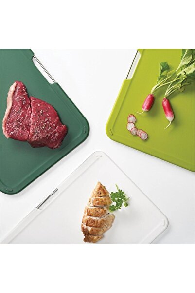 Joseph Joseph Nest Large 3-Piece Cutting Board Set - Green