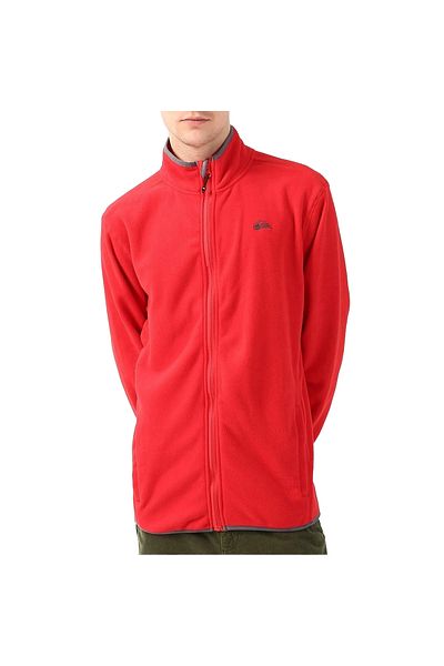 Quiksilver Mission Fz سترة صوف حمراء للرجال سترة صوف للرجال Eqyft03162