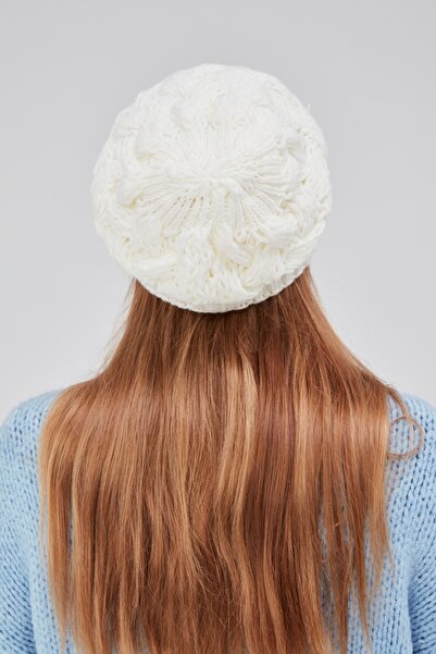 derikem Stylish Women's Hair Braid Lined Knitwear Beret