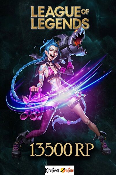 Riot Games League of Legends 13500 RP - Riot Points LOL TR