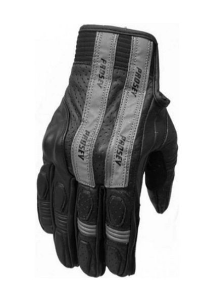 Prosev 4138 Leather Gloves Black-grey