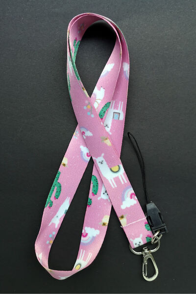 Apptakı Lama Boyun Askı İpi Yaka Kartı Askısı Telefon Boyun İpi Yaka Kartı Ak...