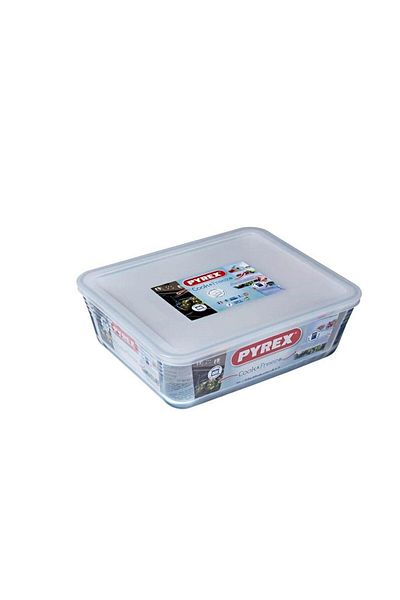 Pyrex Rectangular Storage Container with Lid 4 L