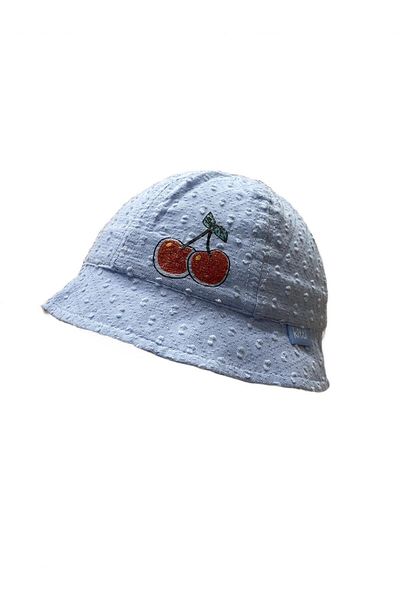 Kitti Cherry Baby Girl Hat - Blue