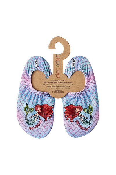 SLIPSTOP Blue Unisex Children's Sea Shoes